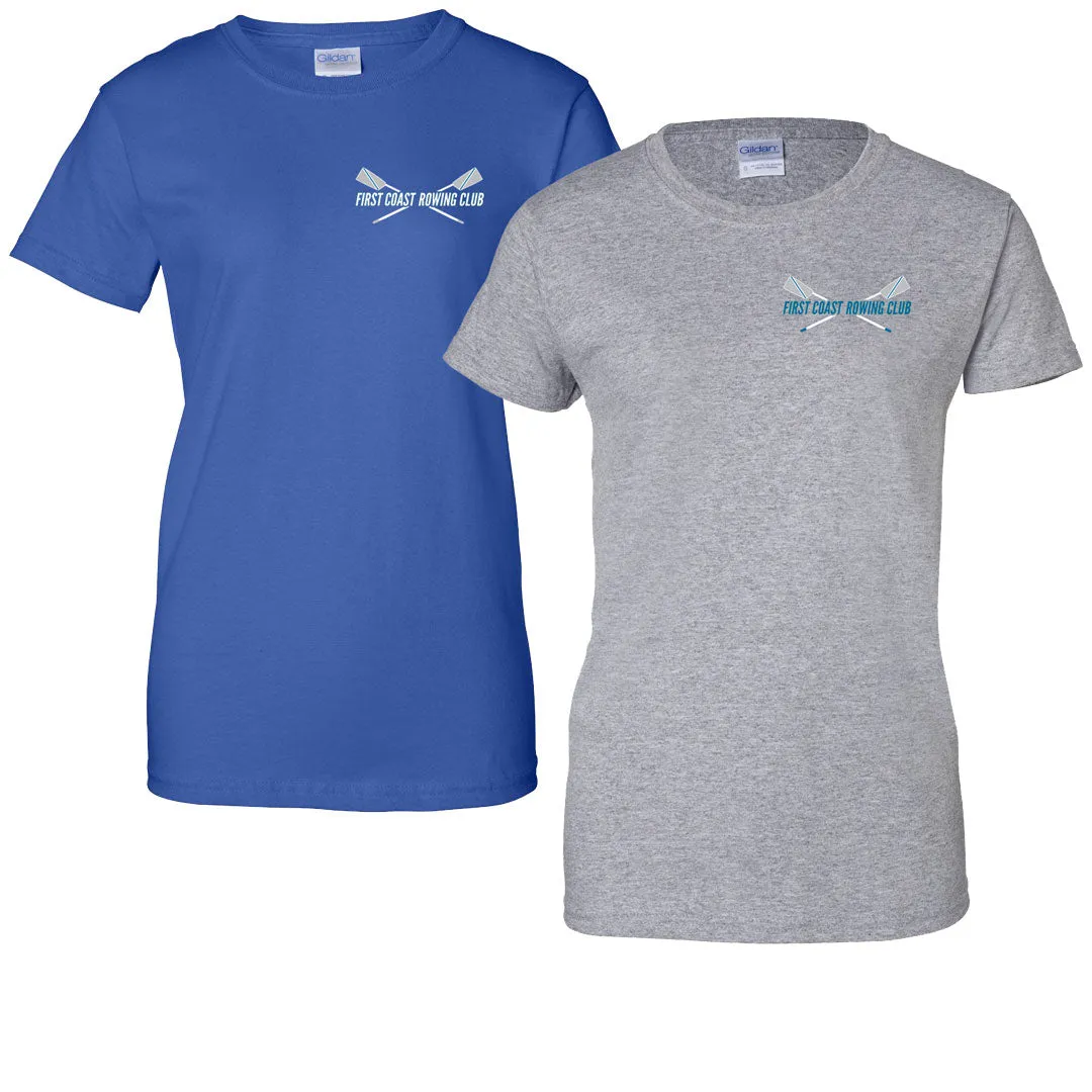 100% Cotton First Coast Rowing Club Women's Team Spirit T-Shirt