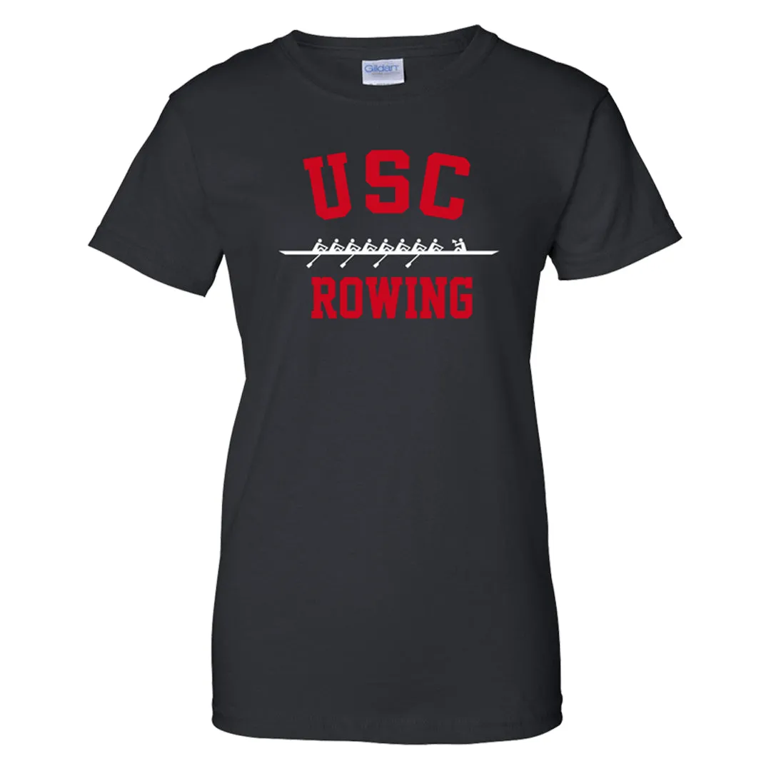 100% Cotton USC Rowing Women's Team Spirit T-Shirt