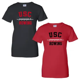 100% Cotton USC Rowing Women's Team Spirit T-Shirt