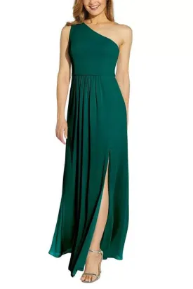 Adrianna Papell AP1E209149 - One Shoulder Front Slit Evening Dress