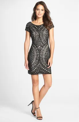 Adrianna Papell - Beaded Sheath Dress 41902260