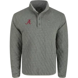 Alabama Delta Quilted 1/4 Snap Sweatshirt