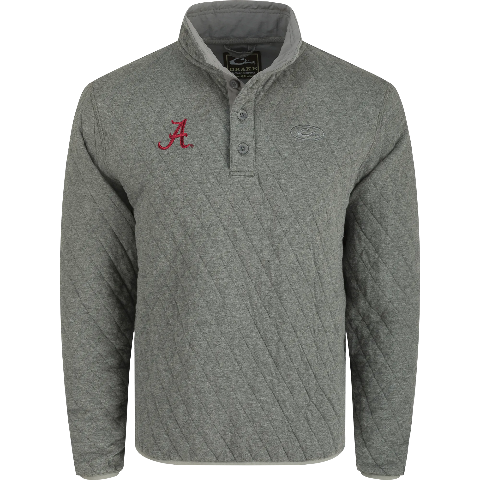 Alabama Delta Quilted 1/4 Snap Sweatshirt