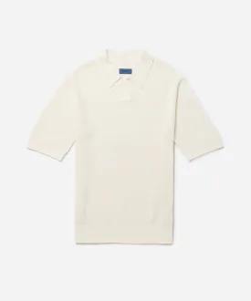 Alex Merino Wool Open Placket Polo