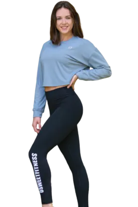 Allure Powder Blue Long Sleeve Pullover