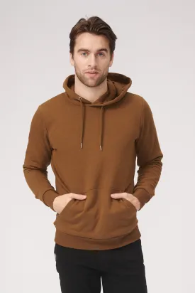 Basic Hoodie Sweat - Brun