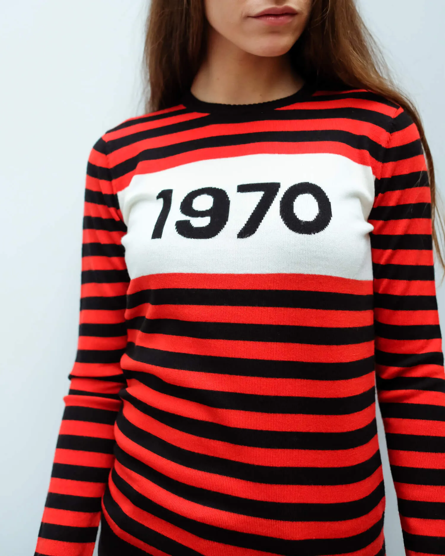 BF 1970 Striped jumper in red