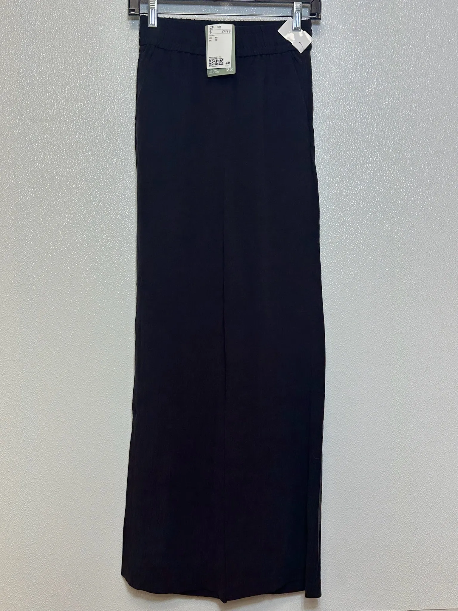 Black Pants Ankle H&m, Size Xs