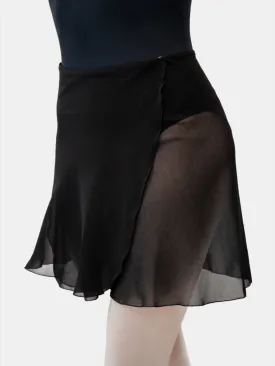 Black Wrap Short Dance Skirt MP345