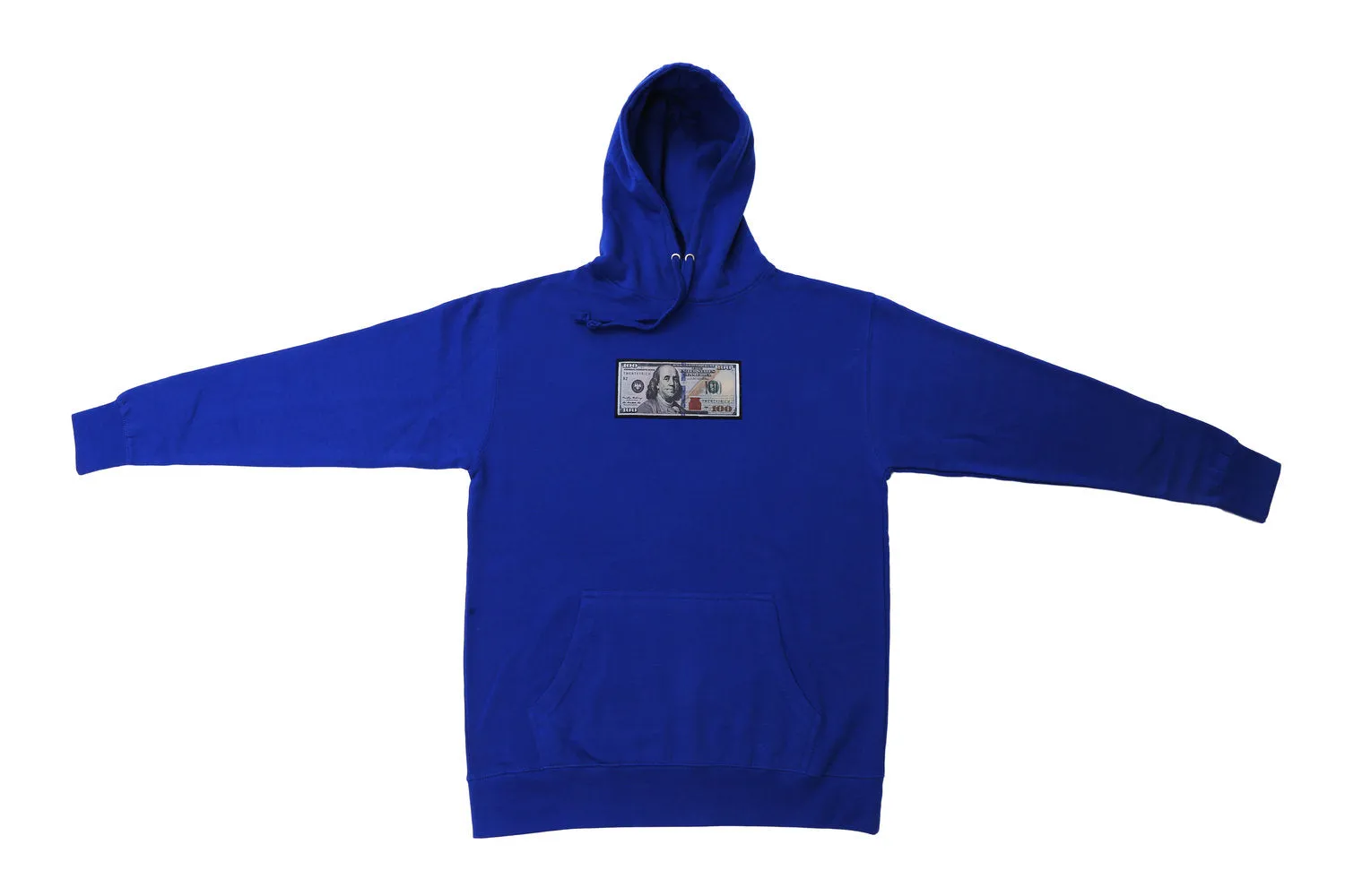 'Blue Hundreds' Hoodie - Twenty1Rich