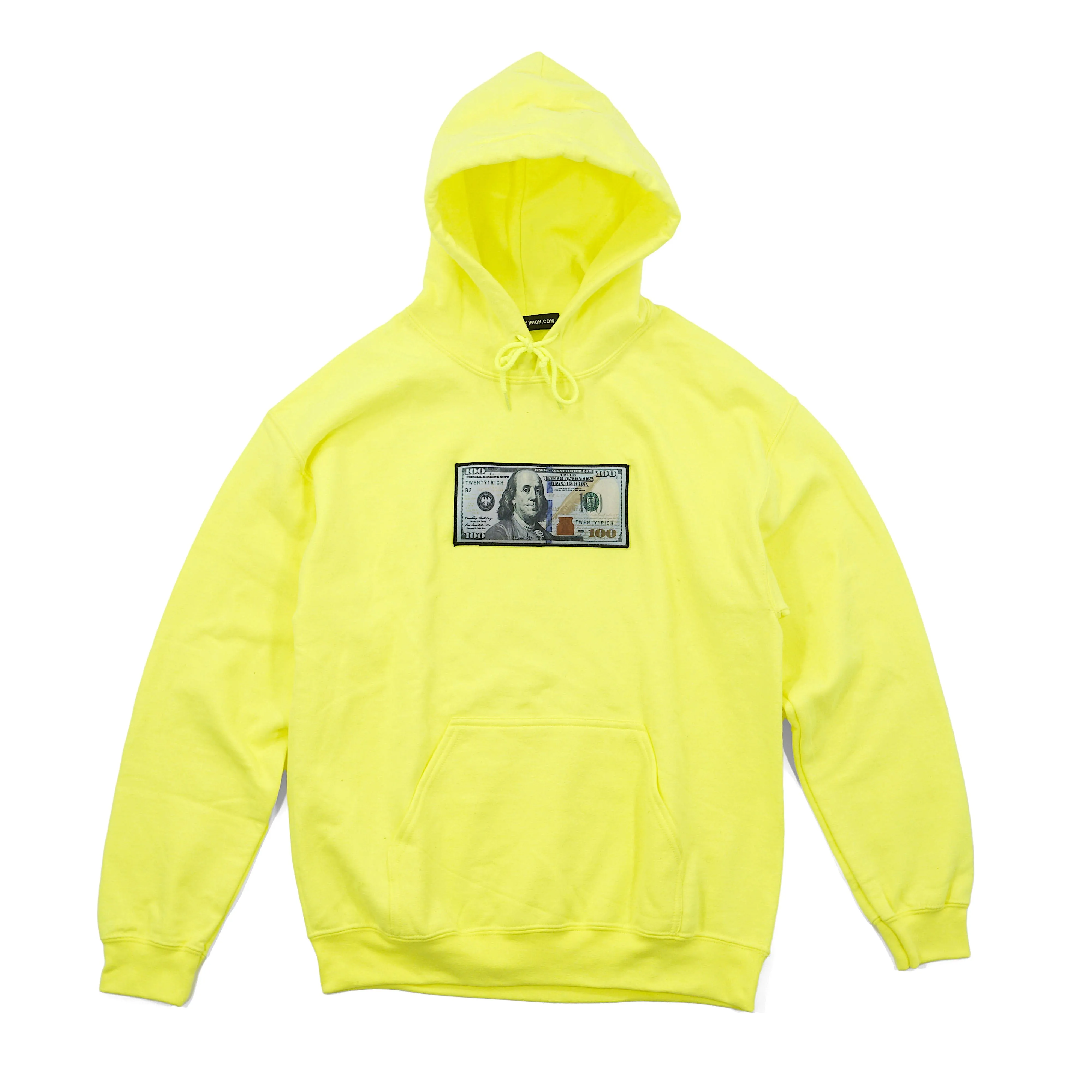 'Blue Hundreds' Hoodie - Twenty1Rich