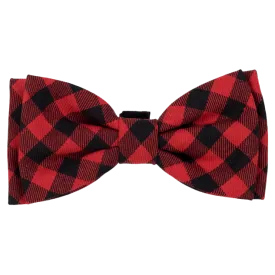 Bow Tie | Red & Black Buffalo Plaid