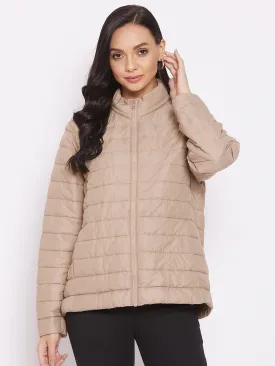 Cantabil Beige Women's Jacket