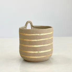 Ceramic Hang Gold Vase