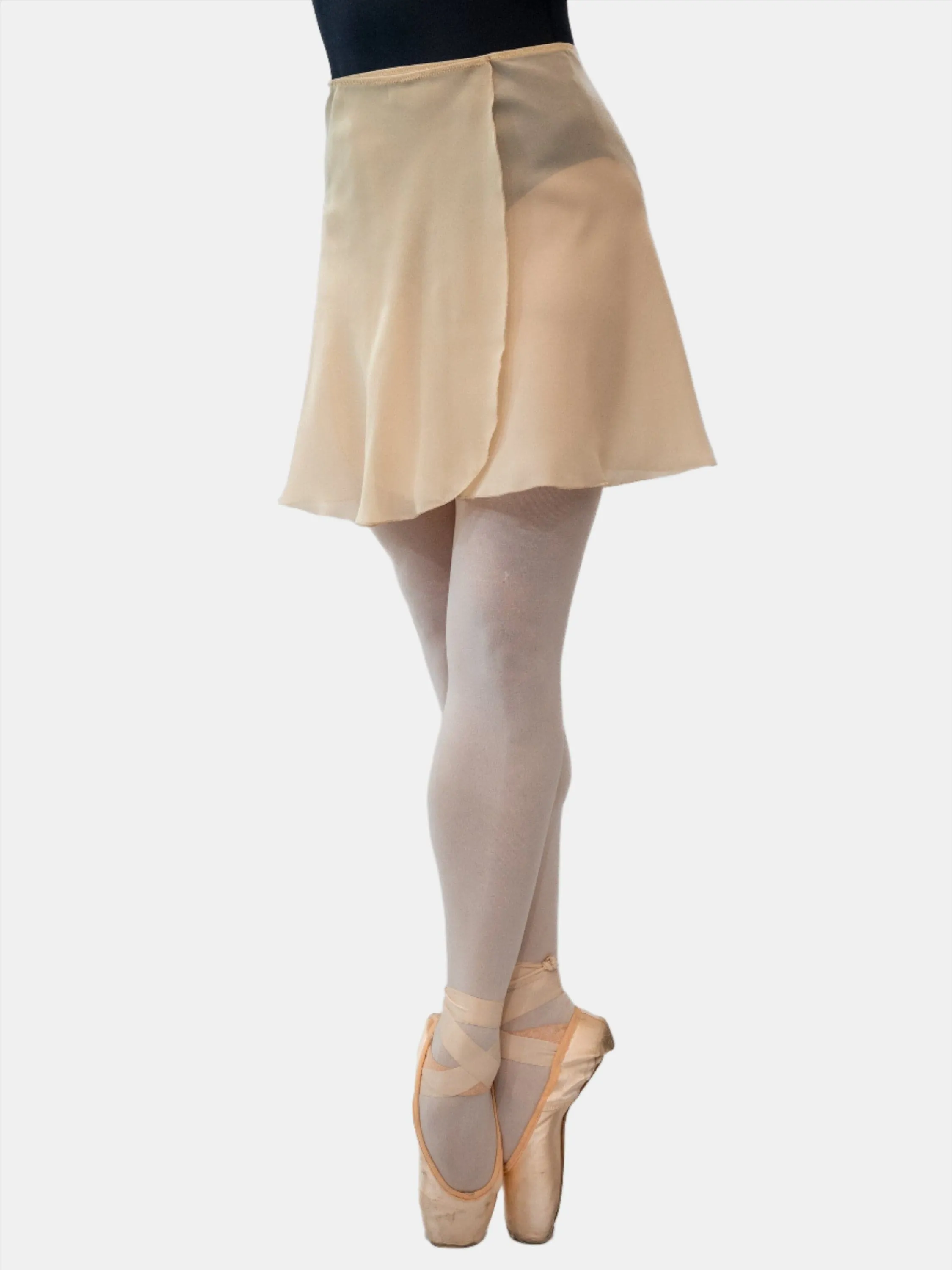 Champagne Wrap Short Dance Skirt MP345