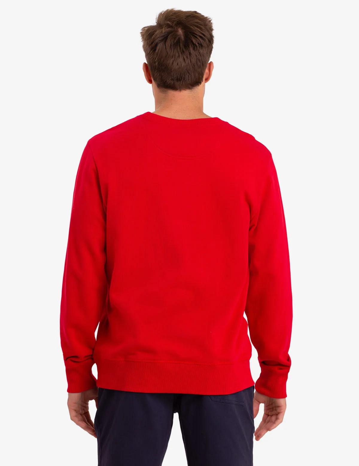 COLORBLOCK CREW NECK SWEAT SHIRT