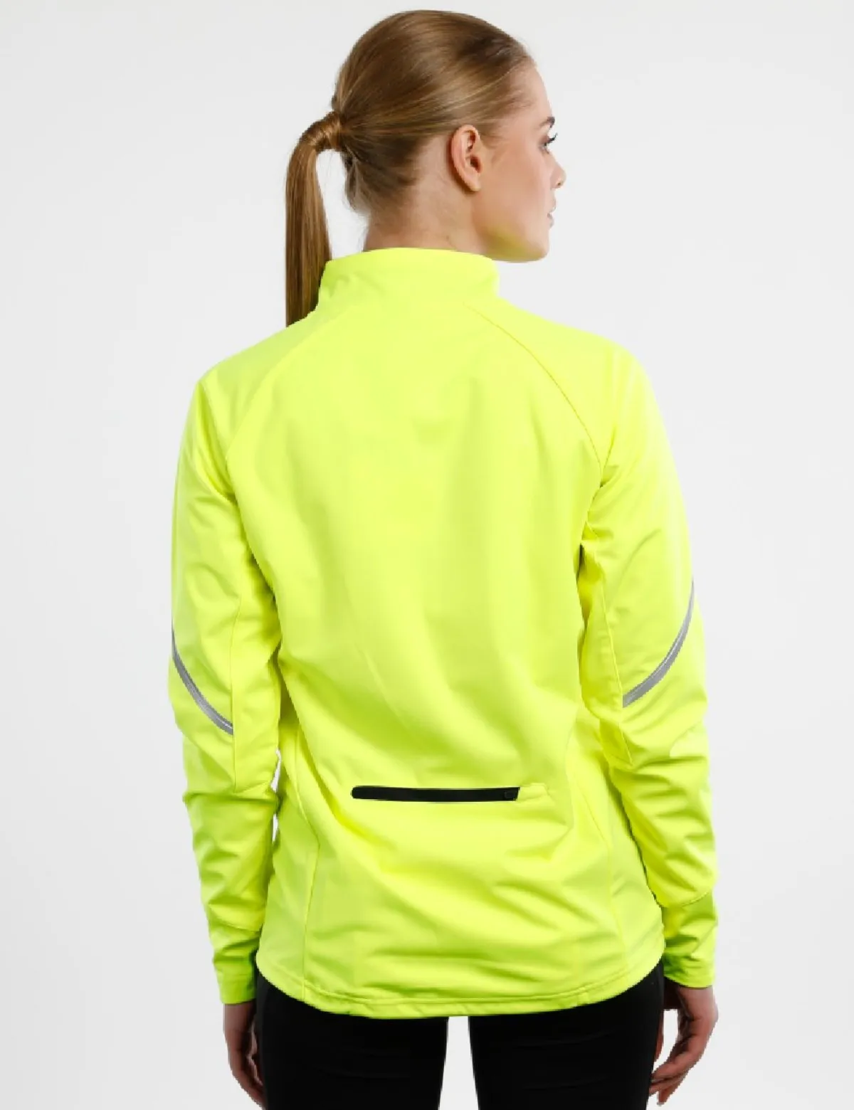 Damen Thermo Fahrradjacke - Laufjacke Air Tech Neon