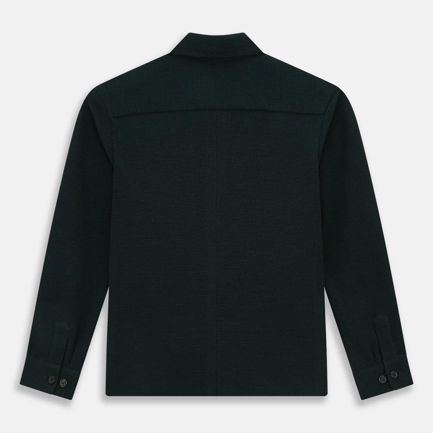 Forest Green Greenwich Knitted Overshirt