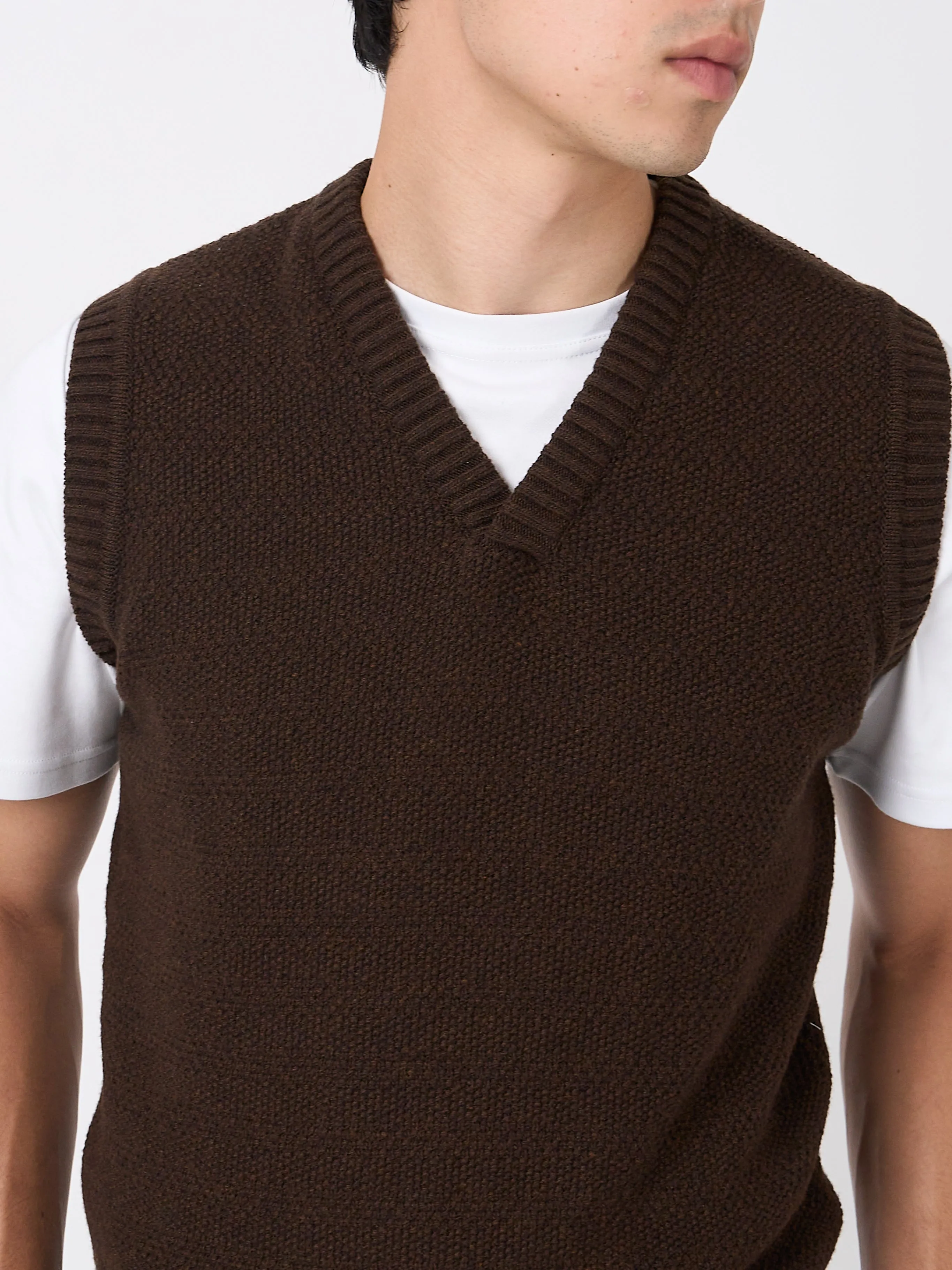 Graves V Neck Vest Bryant Brown