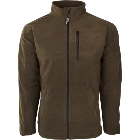 Heathered Windproof Full Zip Jacket