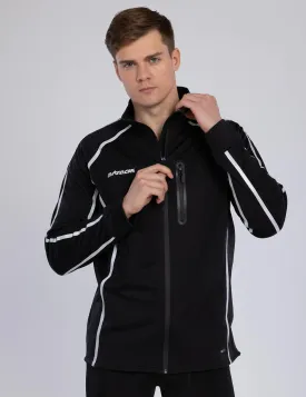 Herren Thermo Fahrradjacke - Laufjacke Air Tech II Schwarz