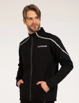 Herren Thermo Fahrradjacke / Laufjacke Air Tech Schwarz Setprodukt