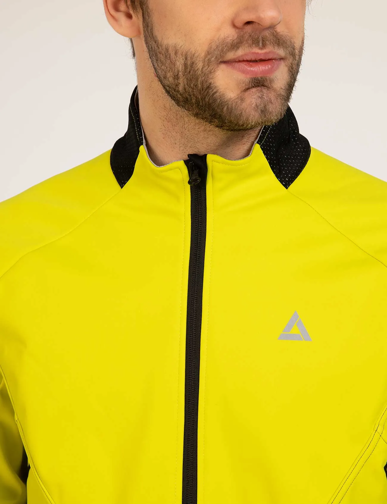 Herren Thermo Fahrradjacke Pro Team II Neon