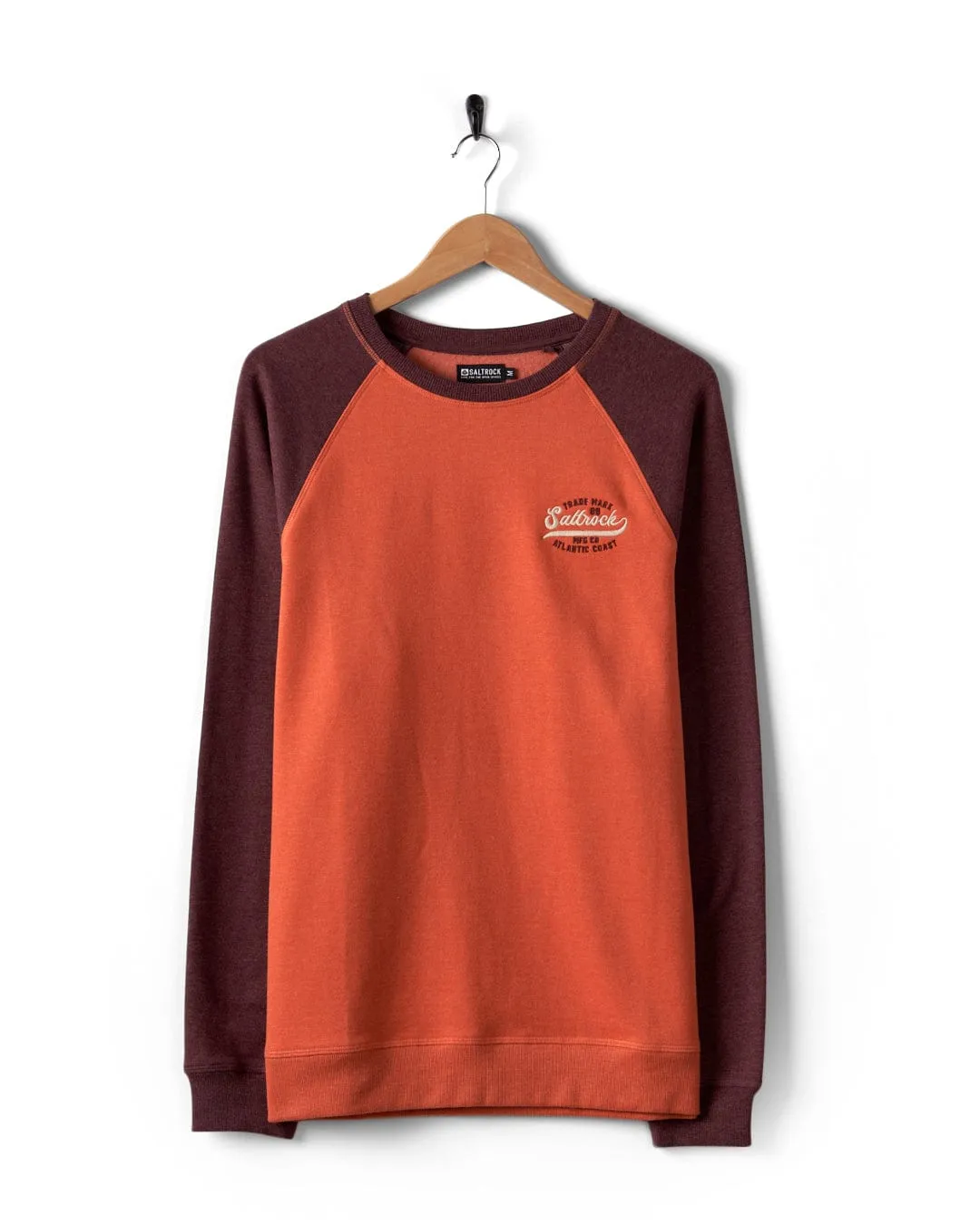 Home Run Raglan - Mens Sweat - Orange