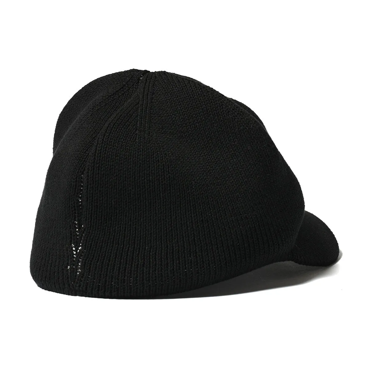 HOMEGAME - H LOGO COTTON KNIT BASEBALL CAP BLACK【HG241414】