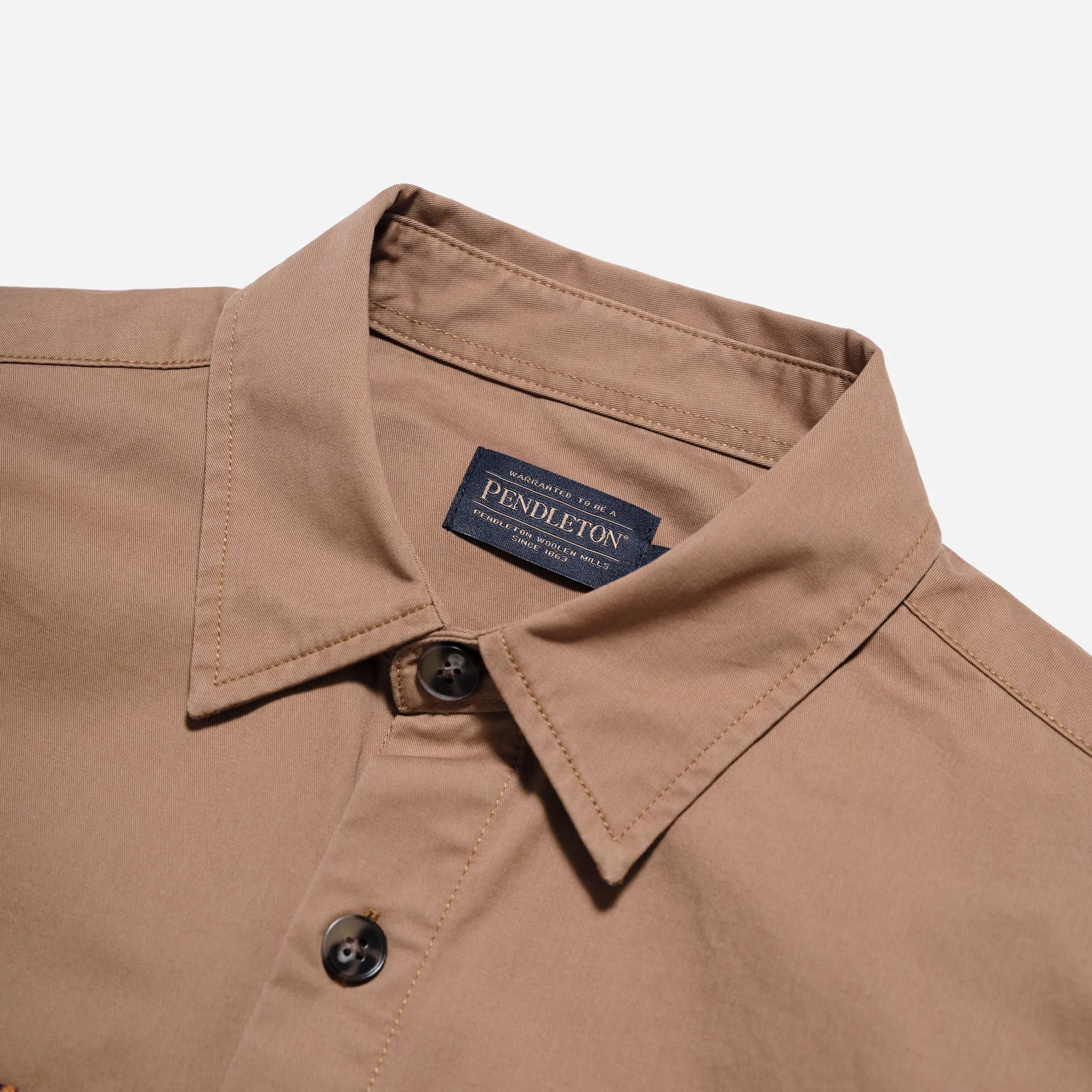 HUNTING EXPLORER SHIRT (THE HARDING CAPSULE)  - KHAKI/HARDING