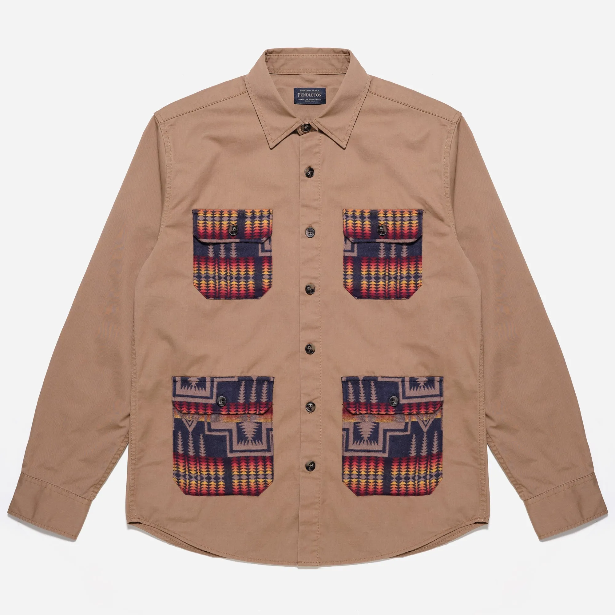 HUNTING EXPLORER SHIRT (THE HARDING CAPSULE)  - KHAKI/HARDING