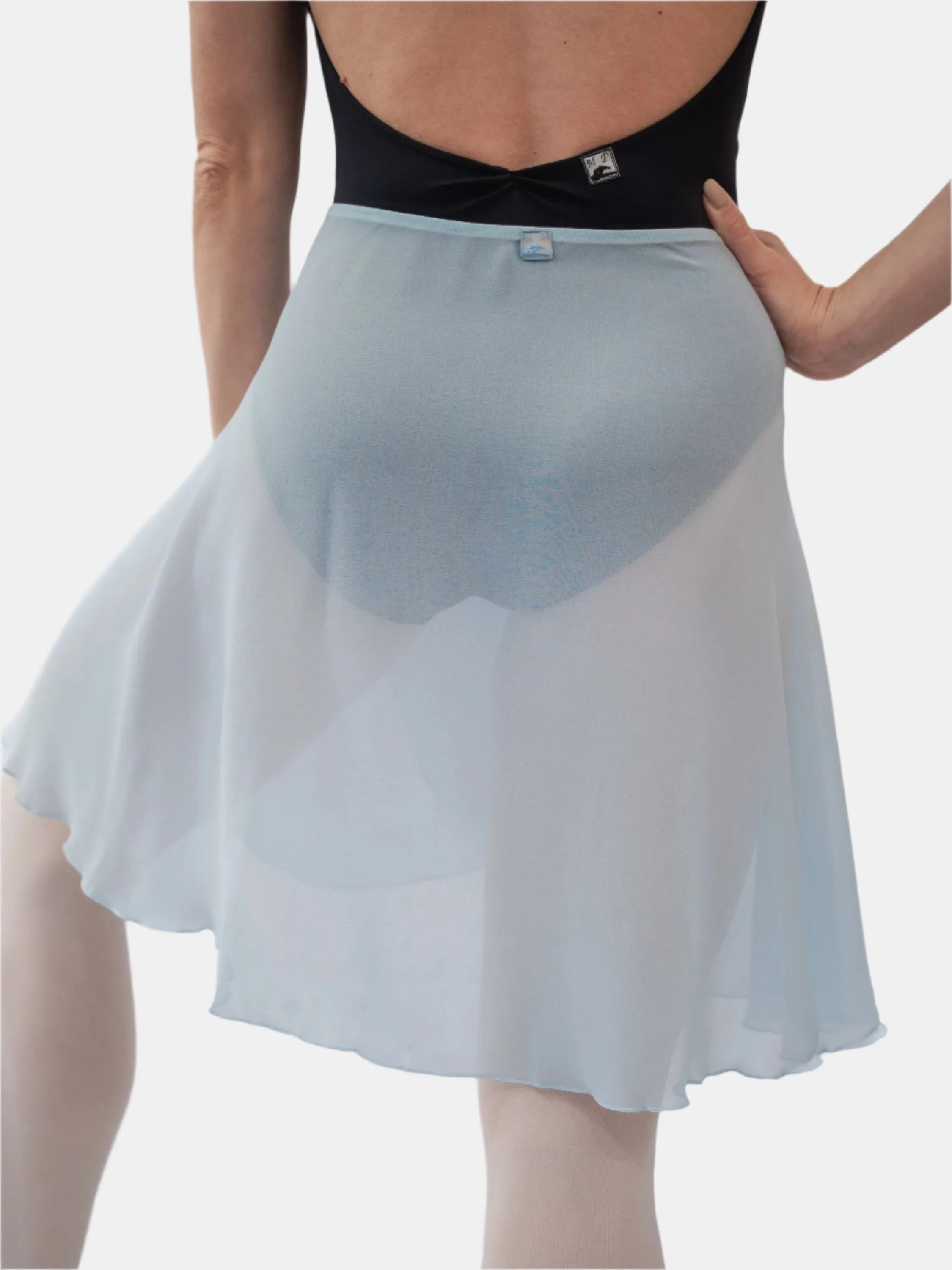 Light Blue Wrap Long Dance Skirt MP339