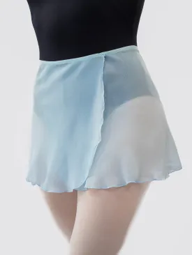 Light Blue Wrap Short Dance Skirt MP301