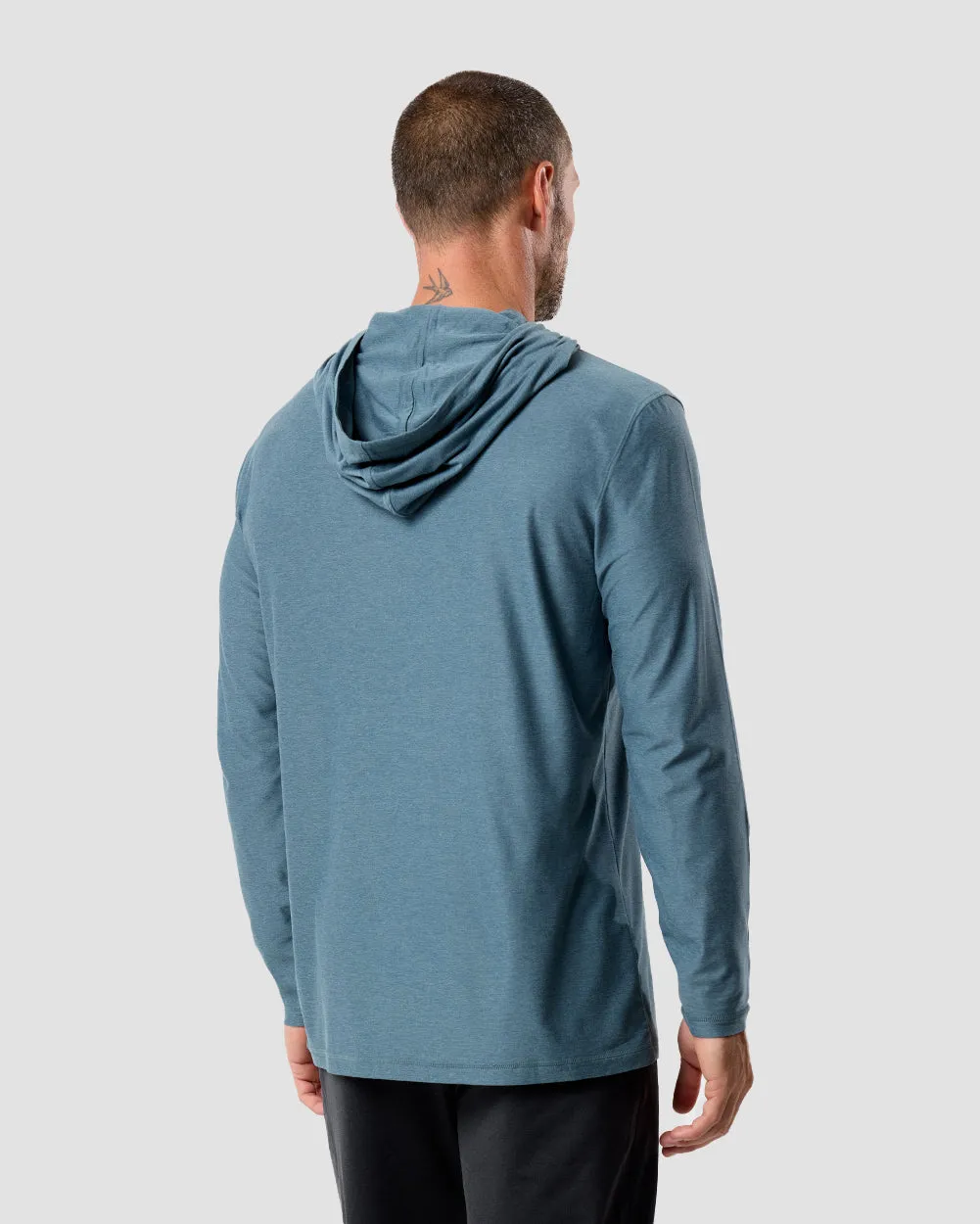 Long Sleeve Hooded Active Tee