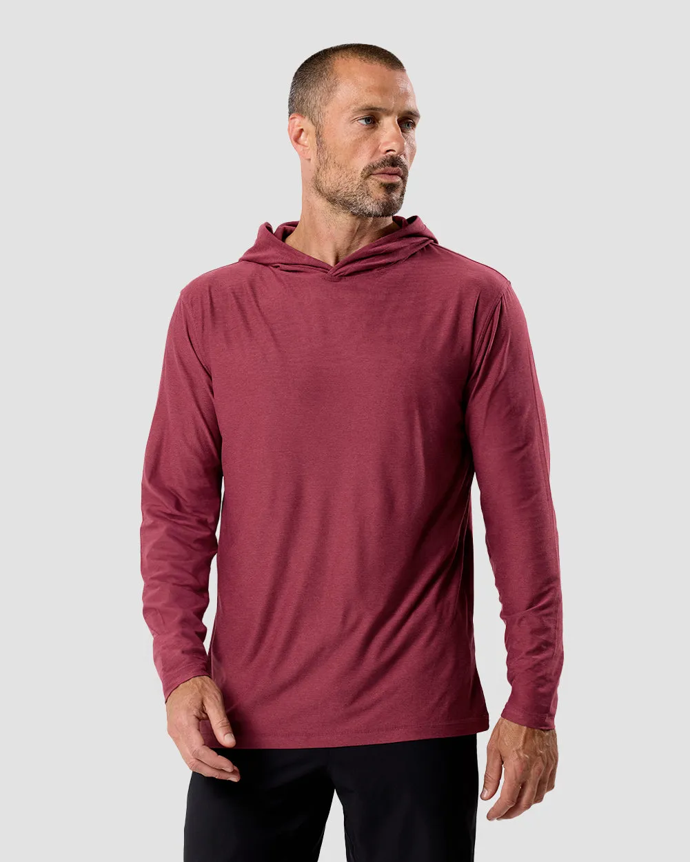 Long Sleeve Hooded Active Tee