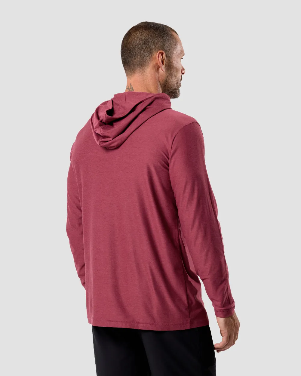 Long Sleeve Hooded Active Tee