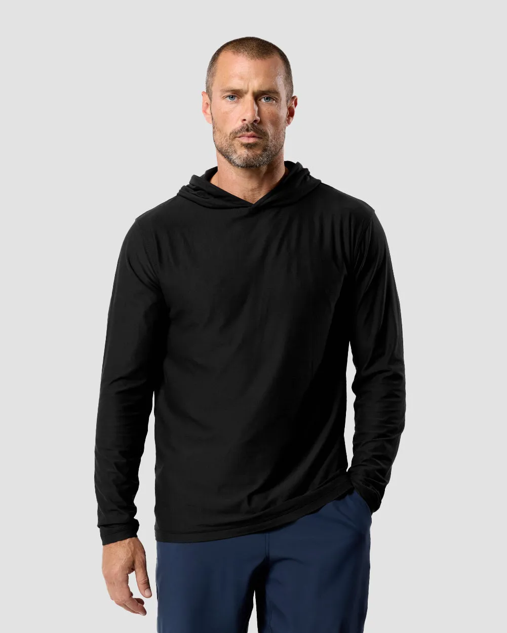 Long Sleeve Hooded Active Tee