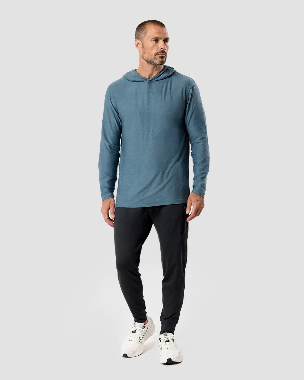 Long Sleeve Hooded Active Tee