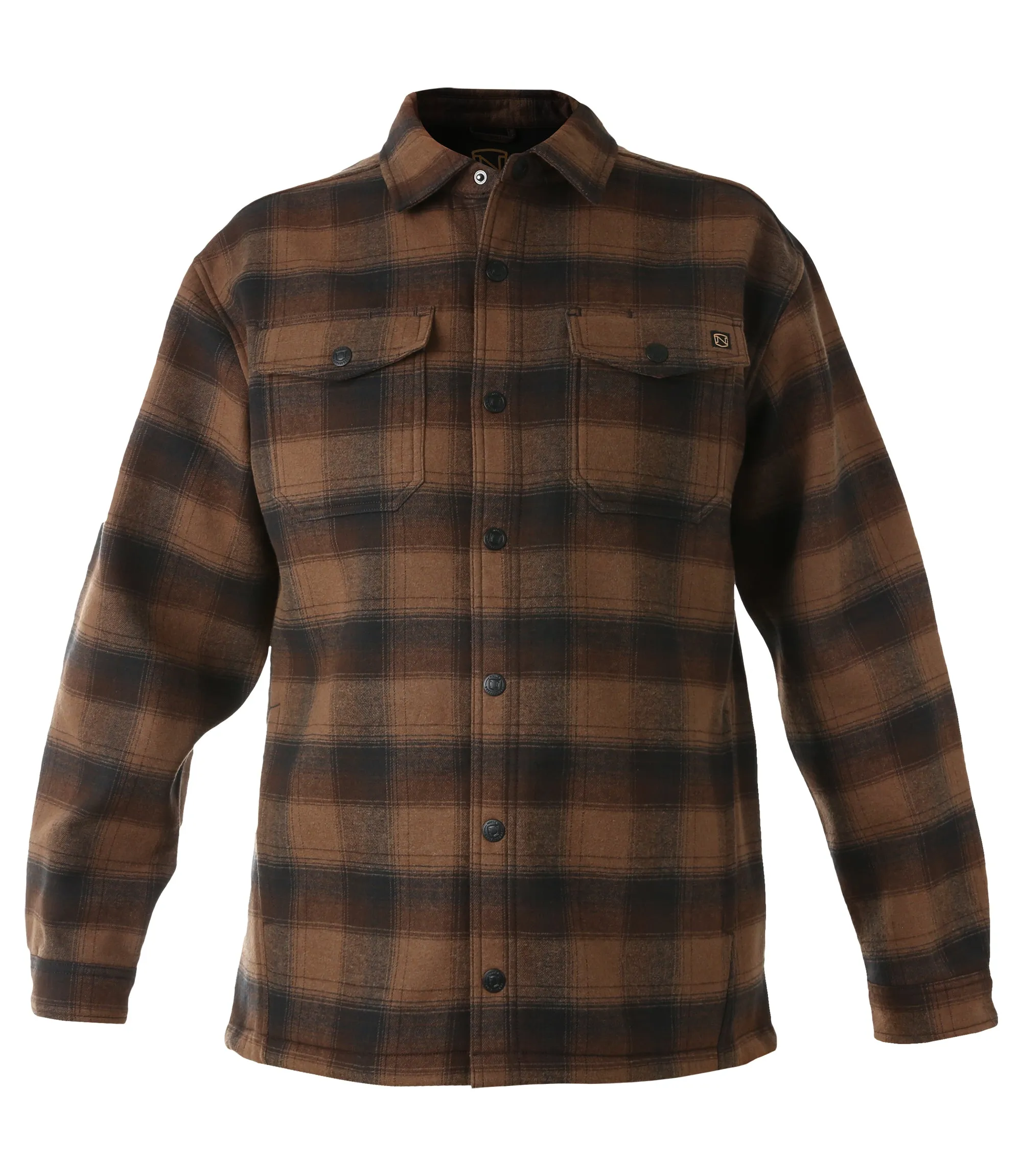 Men's Snap Front Shirt Jacket