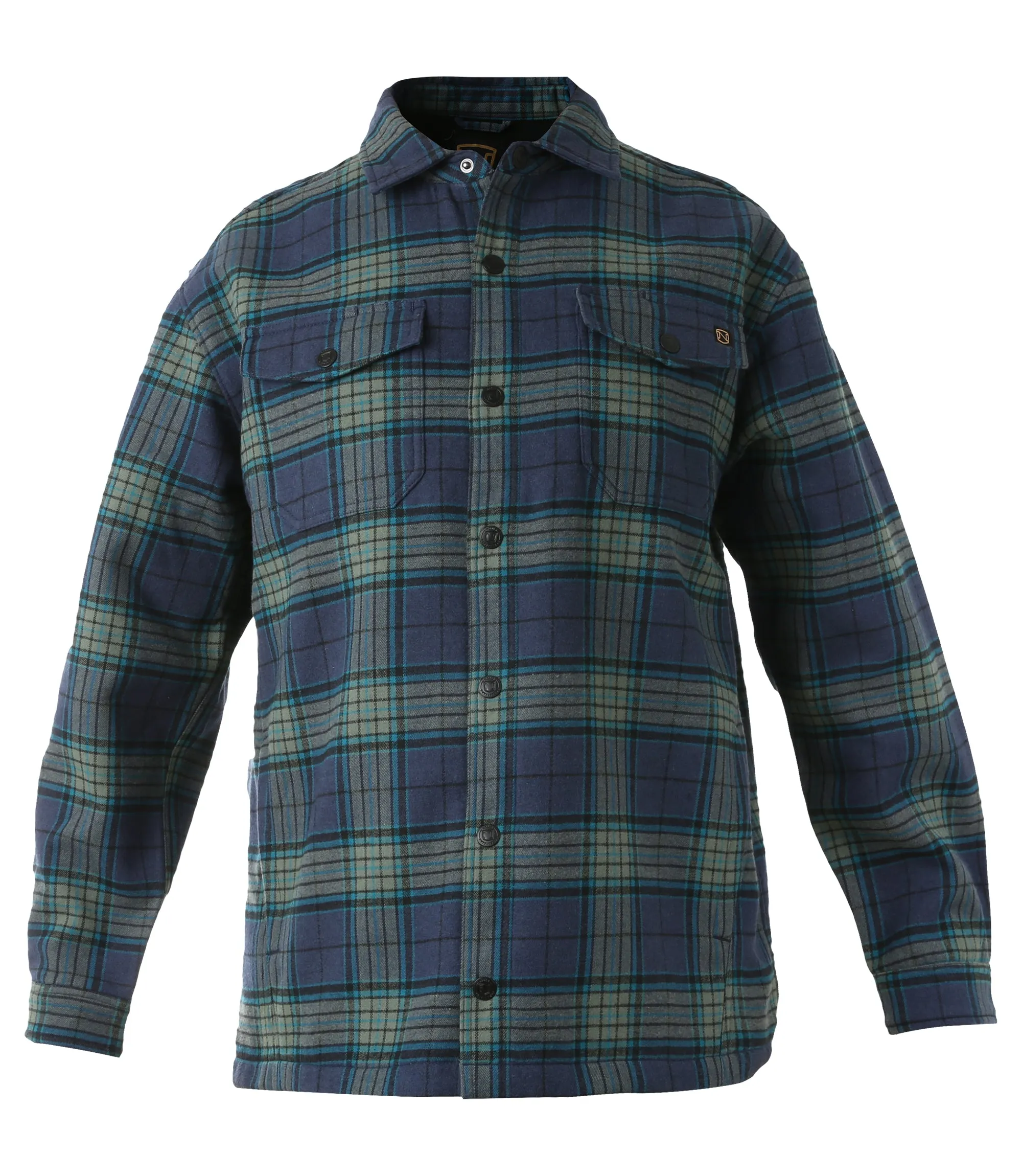 Men's Snap Front Shirt Jacket