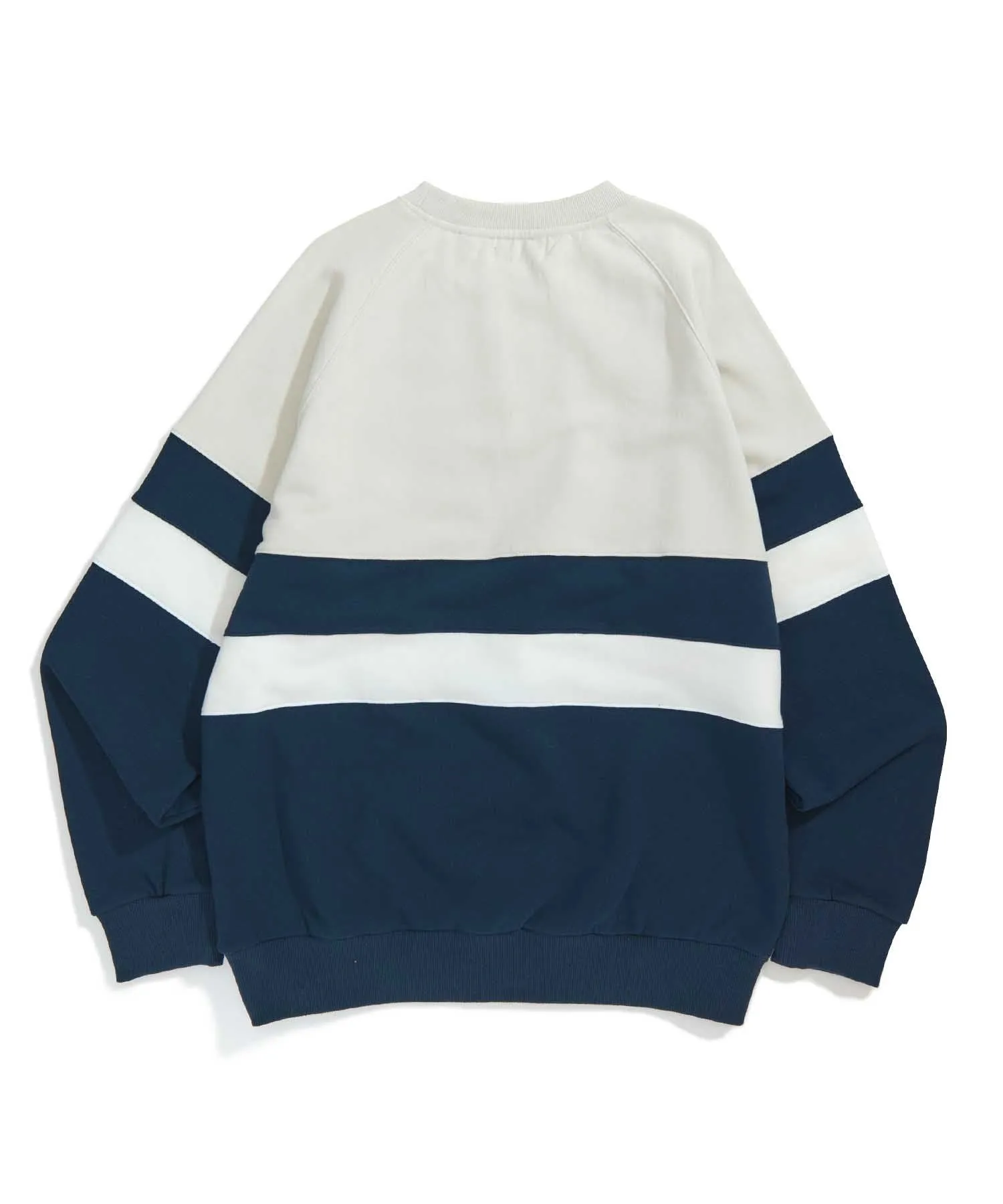 PANELED CREWNECK SWEAT