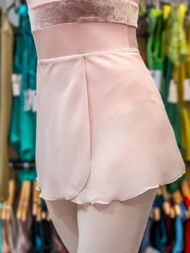 Pink Wrap Short Dance Skirt MP301