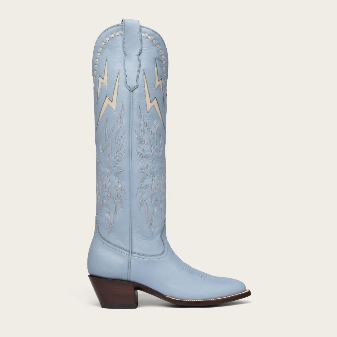 Powder Blue & Bone Lightning Boot Limited Edition