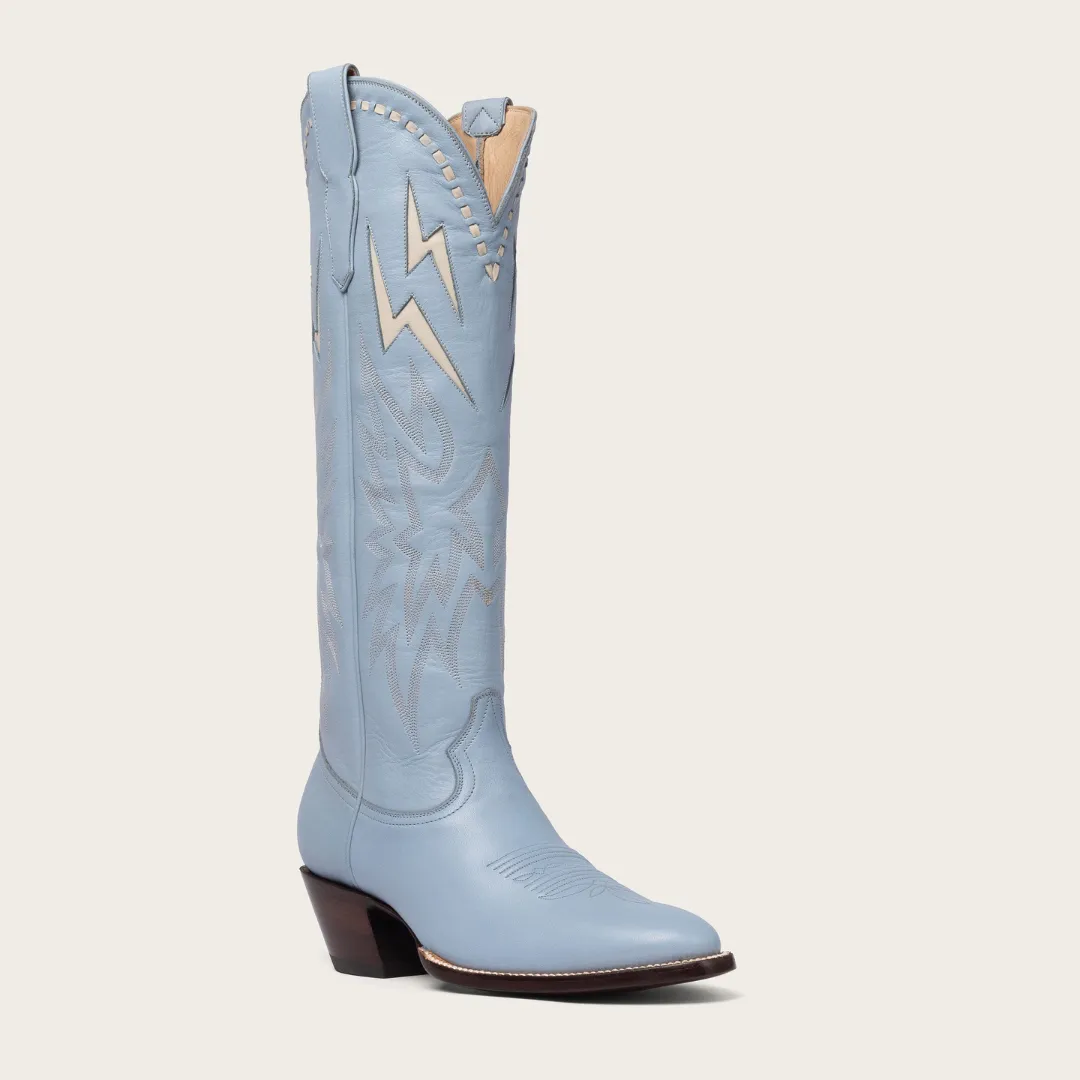 Powder Blue & Bone Lightning Boot Limited Edition