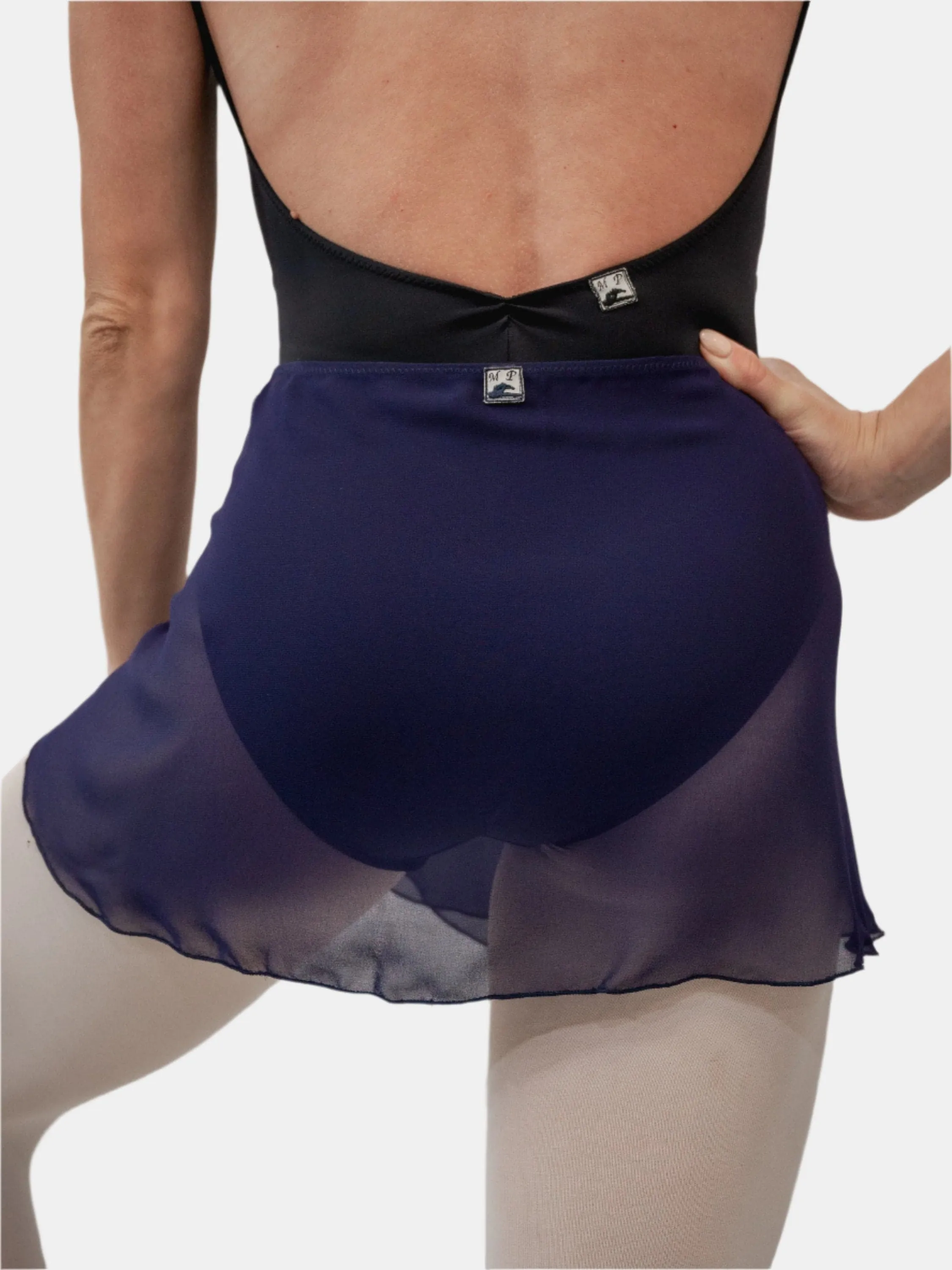 Prune Wrap Short Dance Skirt MP301