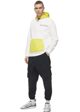 Sweat-shirt à capuche Moose Knuckles jaune fluo