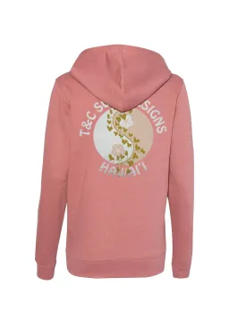 T&C Surf Moon Flower Pullover Hoodie