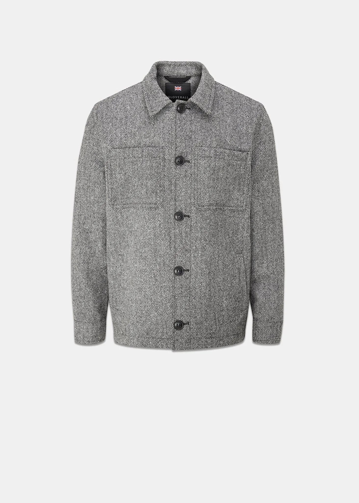 Walter Jacket Herringbone Black & White